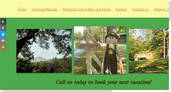 Desktop Screenshot of mountaincreekhideaway.com